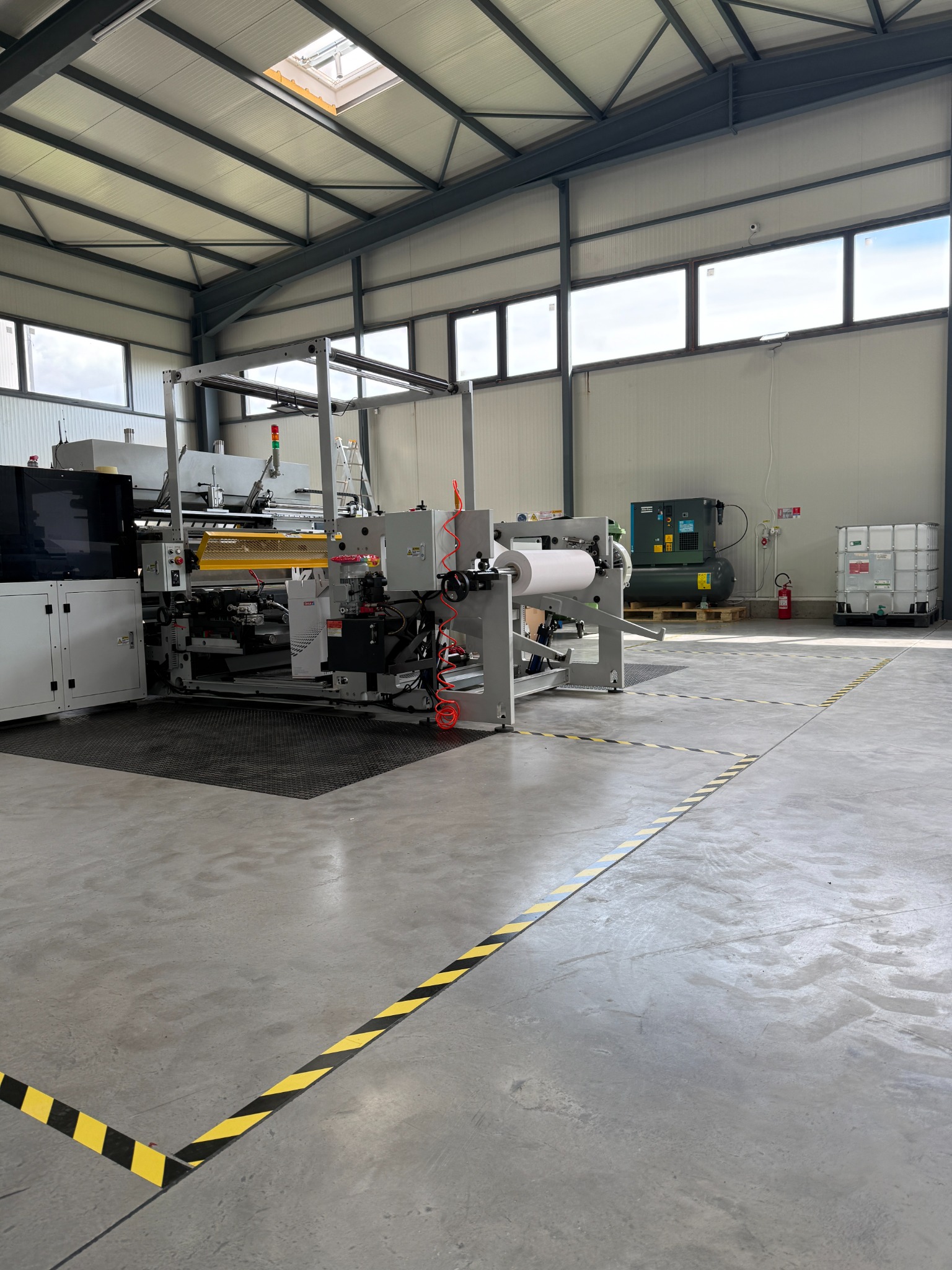 Thermaroll converting line