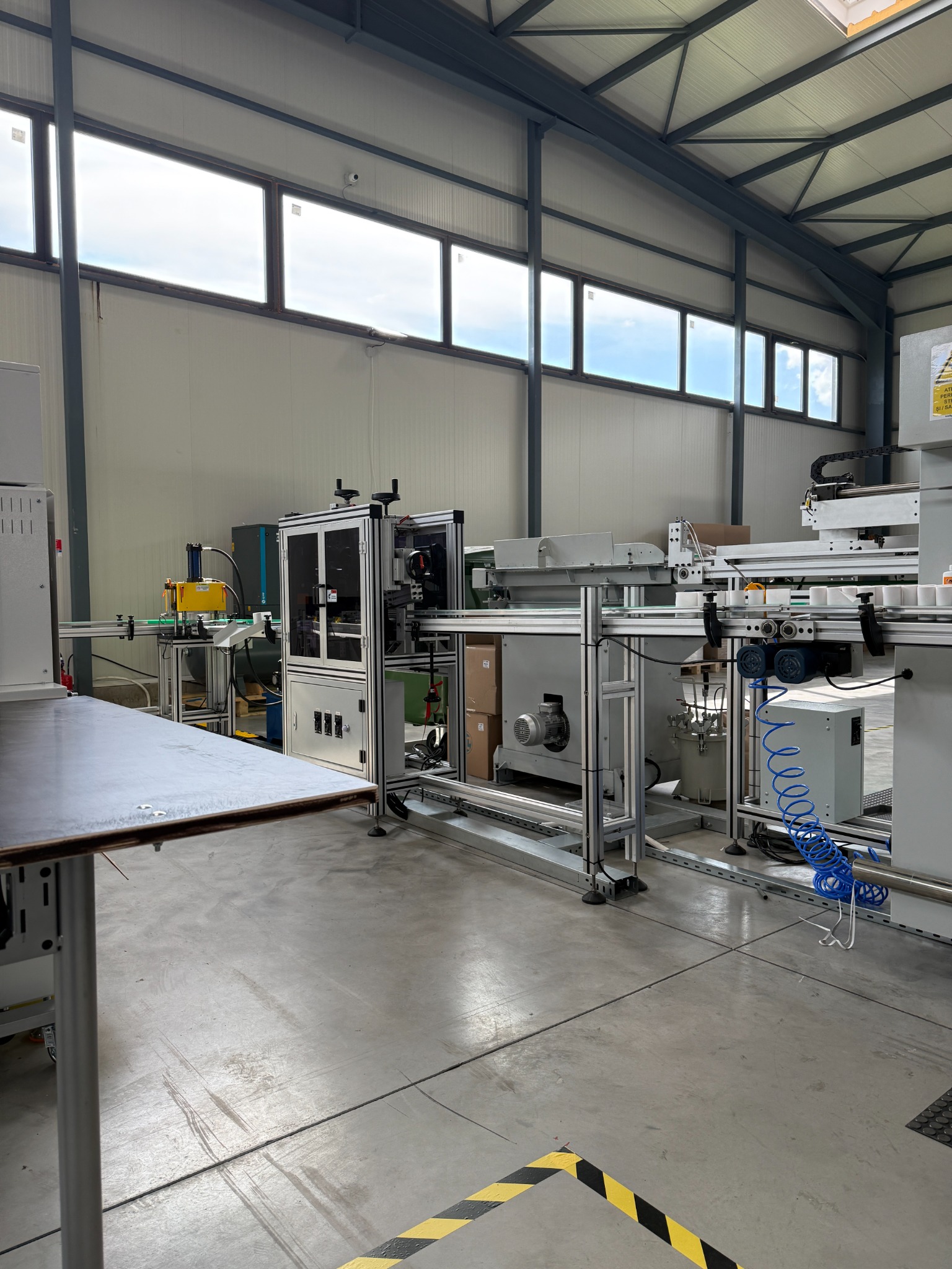 Transfer and processing zone